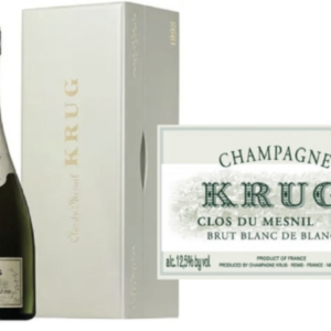 Krug Clos du Mesnil Blanc de Blancs Brut 1998 (WE100)Wine Spectator 97Wine Enthusiast 100Robert Parker's Wine Advocate 96